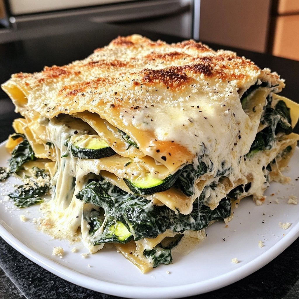 Vegetarische Lasagne mit Gemüse