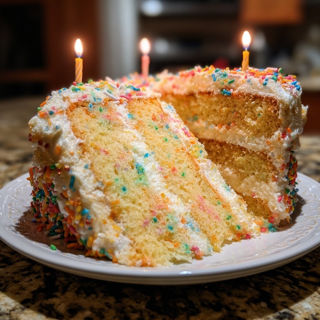 Geburtstagskuchen mit Kerzen