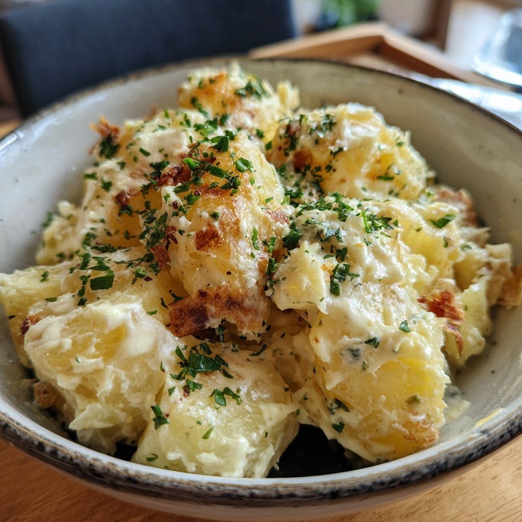 Mittagessen mit Kartoffeln