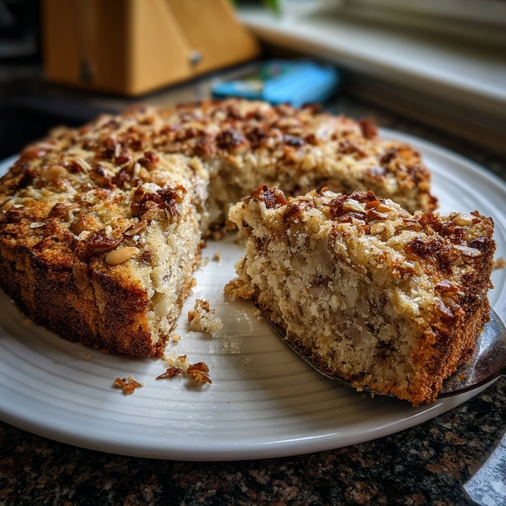 Bananenkuchen mit Mandeln und Kakao