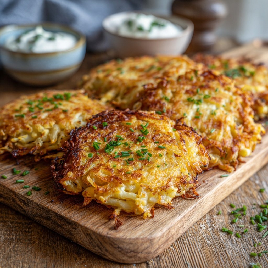 Blumenkohl Rösti Im Ofen