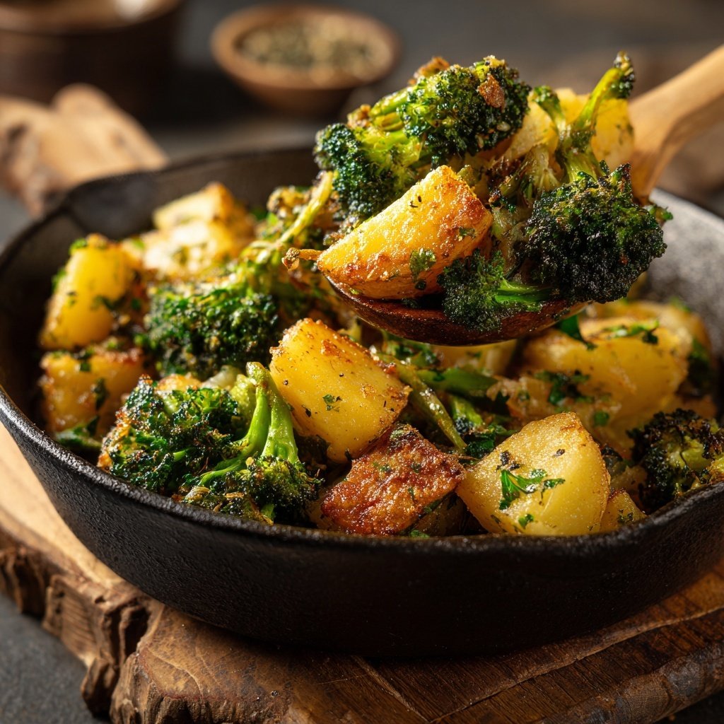 Brokkoli Kartoffel Pfanne Rustikal